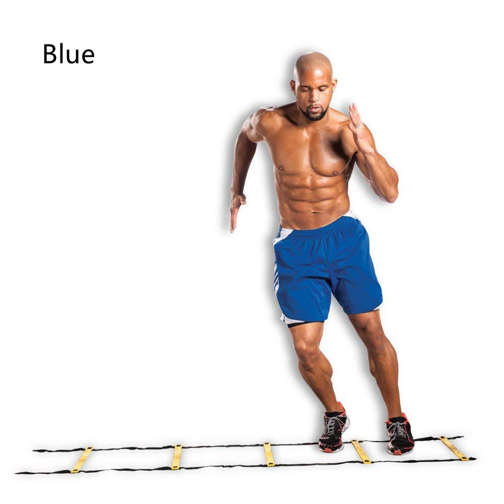 Pre-adjusted Pitch Football Training Ladder, Flexibility, Balance, Physical Fitness, Skipping, Footwork