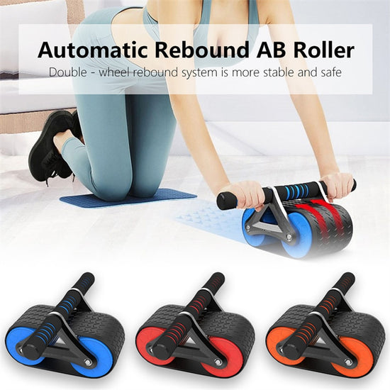 Double Wheel Ab Roller ,Home Gym Trainer